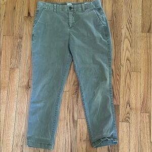 Gap Girlfriend Chino Green Pants